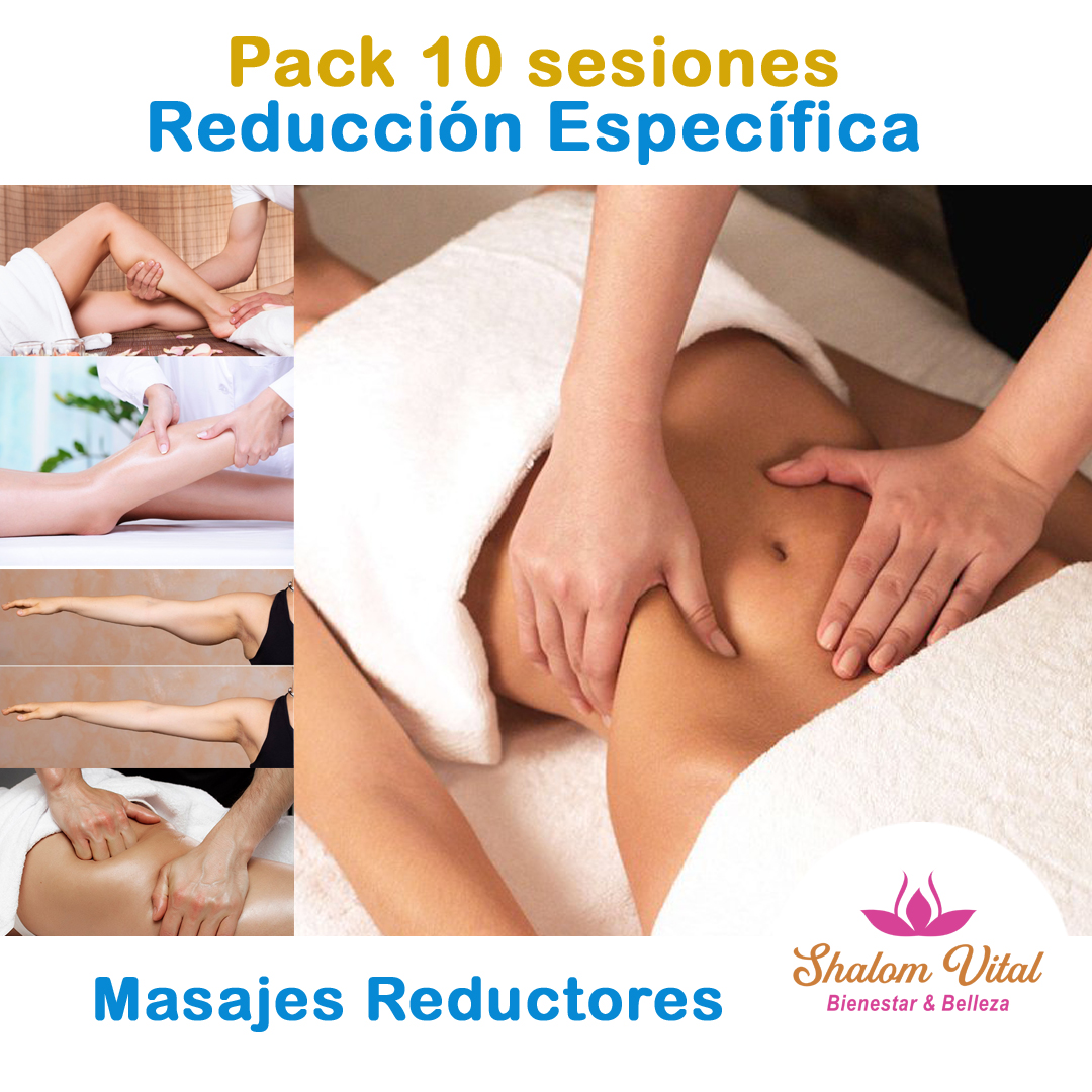 Masajes de Reducción Específica - Pack de 10 Sesiones