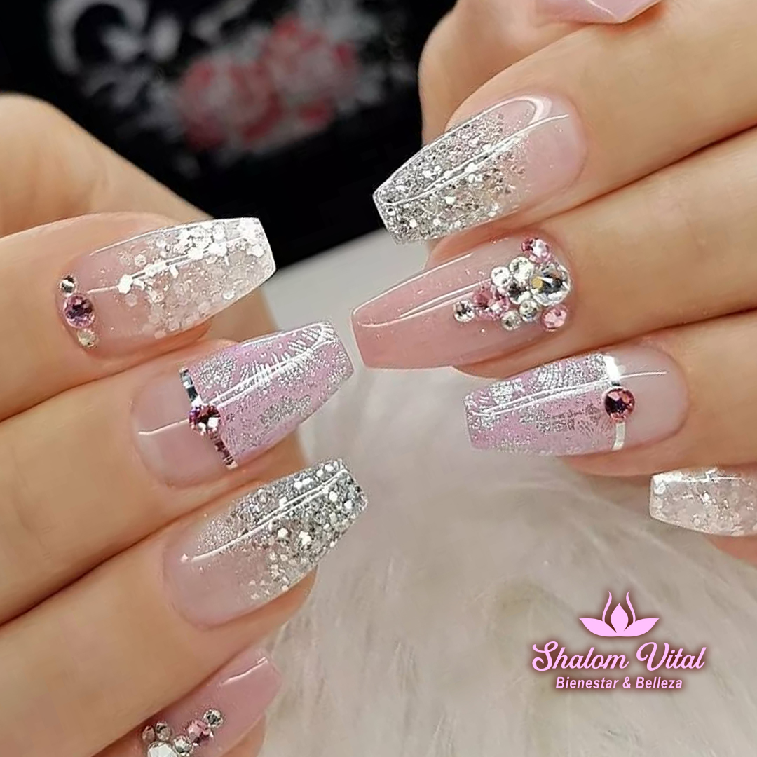 Uñas Polygel Esculpidas + Semipermanente